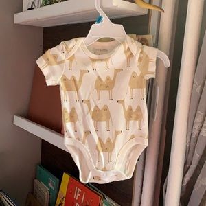 Mac & Moon Camel Onesie in 3M